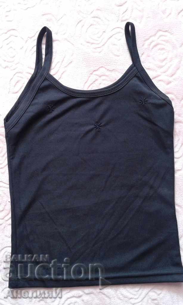black tank top with embroidery 5-6 years-3 BGN