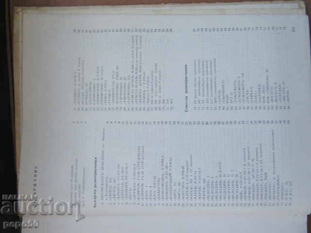 RADIO AND TELEVISION RECEIVERS / Factory Circuits / - 1972 with price 22.00 BGN | € 11.25