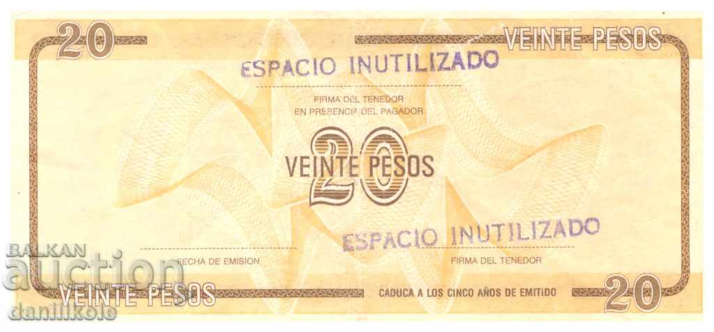 *$*Y*$* CUBA 20 PESOS VALUTĂ 1970-80 - RARE *$*Y*$* cu preț € 7.90 | 15.45 BGN *$*Y*$* CUBA 20 PESOS VALUTĂ 1970-80 - RARE *$*Y*$* cu preț € 7.90 | 15.45 BGN