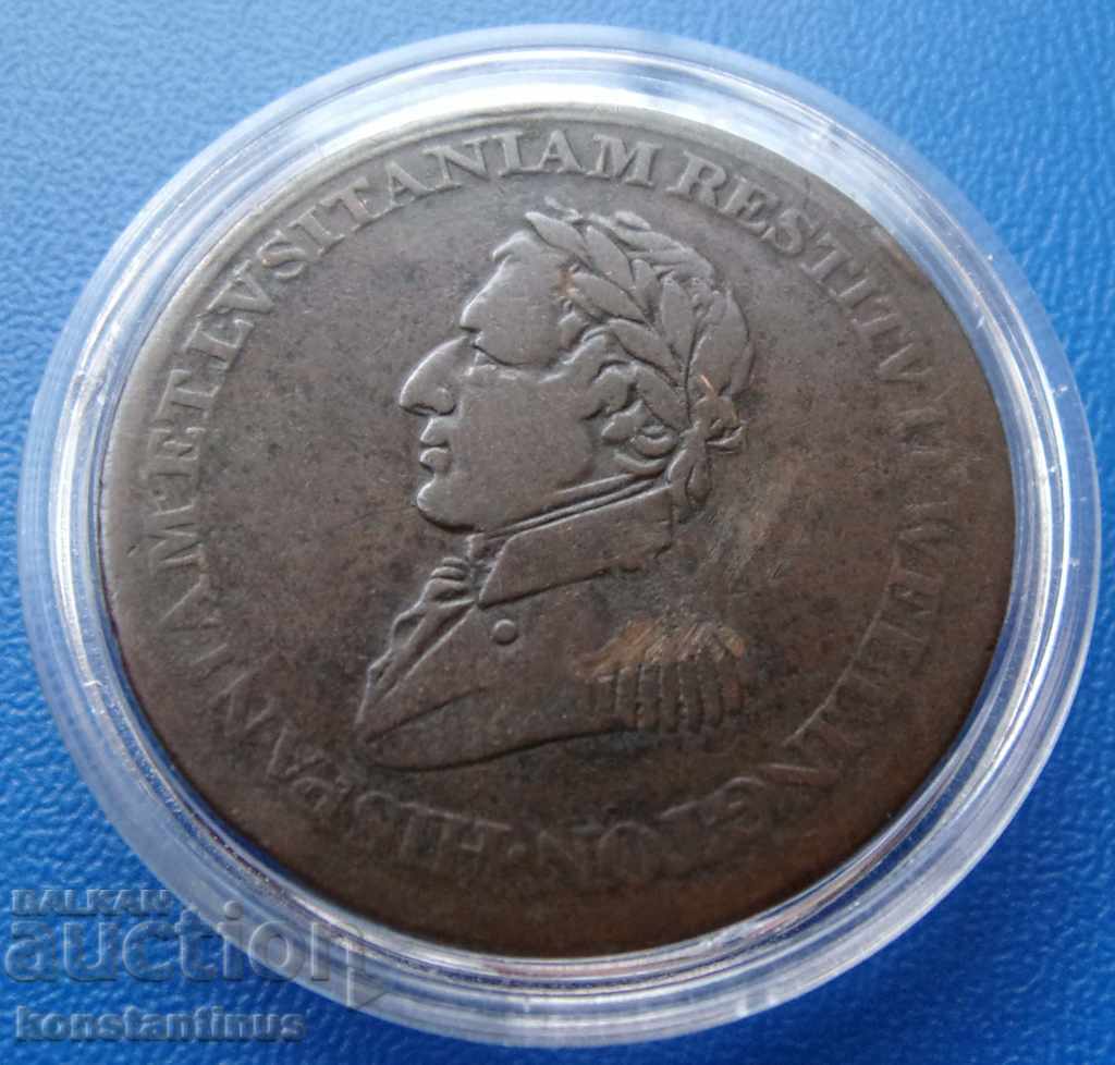 Canada ½ Penny 1812 The victory over Napoleon at Salamanca