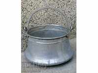 Cazan vechi oală de cupru monedă din cupru