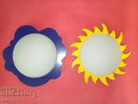 Children's Wall Bracelet Lamp 'Sun' and 'Cloud' - 2 pieces