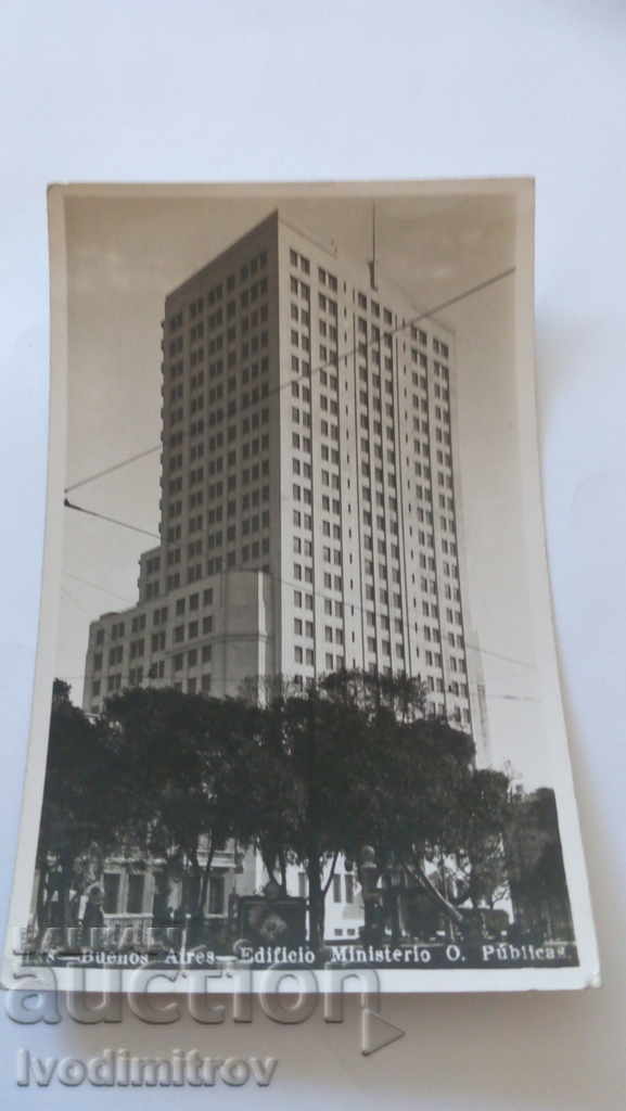 П К Buenos Aires Edificio Ministerio O. Publicas 1937