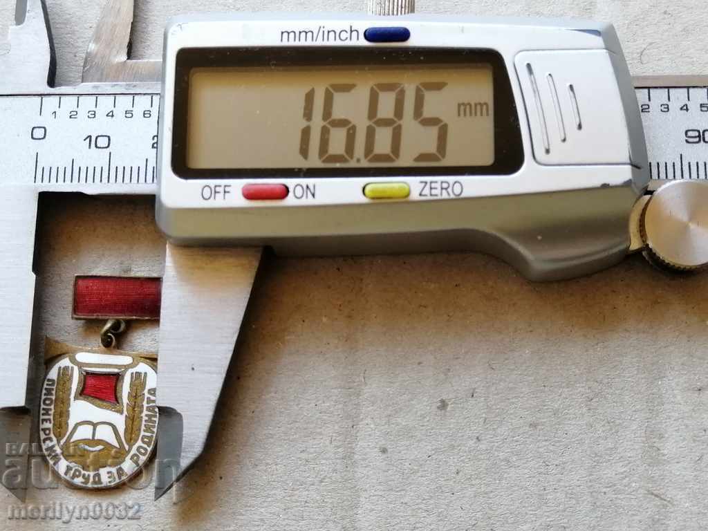 Livrarea Insignă Pionierescă Muncă pentru Patrie medalie insignă