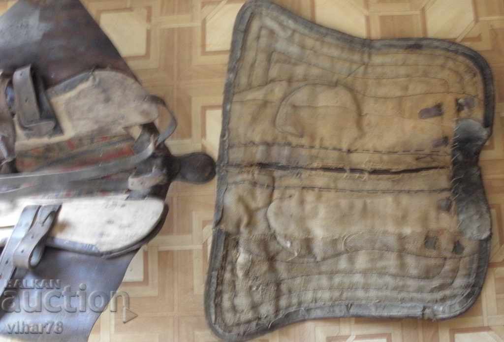 Ancient Army saddle, consisting of three parts - 7