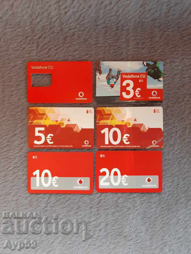 VODAFONE-GSM.cards and vouchers