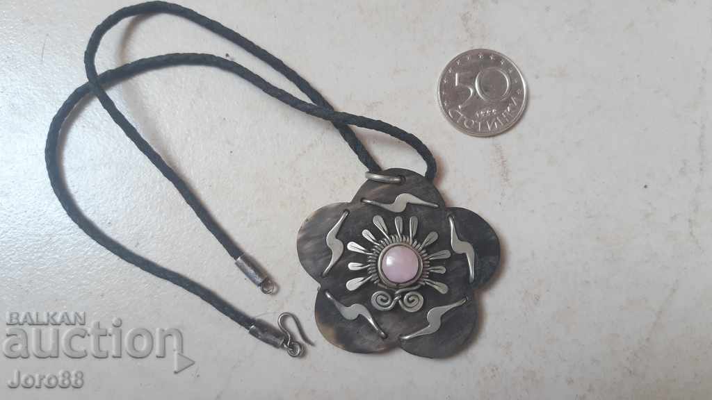 Old, sachan, bone necklace, jewelry, locket / bone - 5 Old, sachan, bone necklace, jewelry, locket / bone - 5