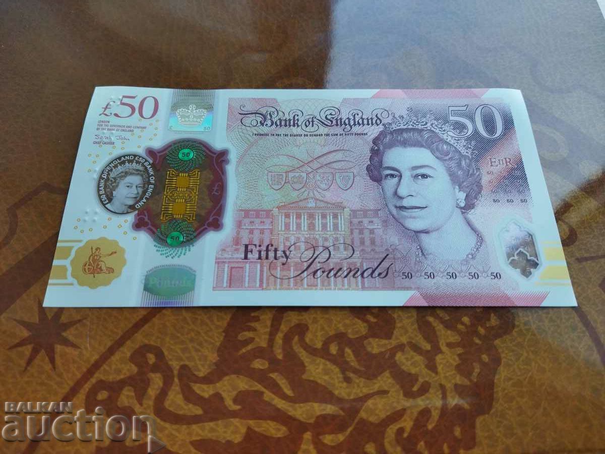 Livrarea INTERESANT NUMĂR 50 de lire sterline din 2016 88 08 08