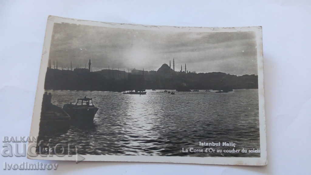 Istanbul Halie La Corne d’Or au consecher du solei 1932