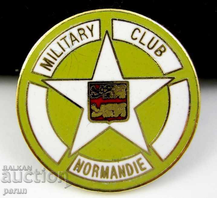 MILITARY CLUB OF NORMANDY-MILITARY BADGE with price 8.99 BGN | € 4.60 MILITARY CLUB OF NORMANDY-MILITARY BADGE with price 8.99 BGN | € 4.60