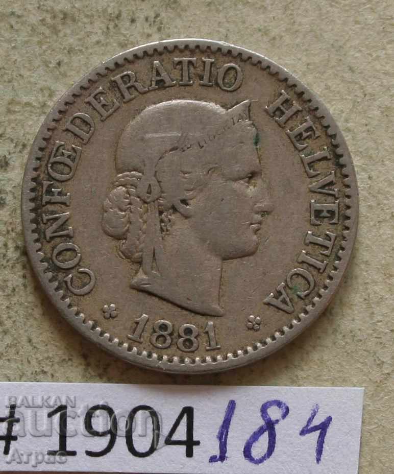 10 rapeluri 1881 Elveția cu preț € 1.28 | 2.50 BGN