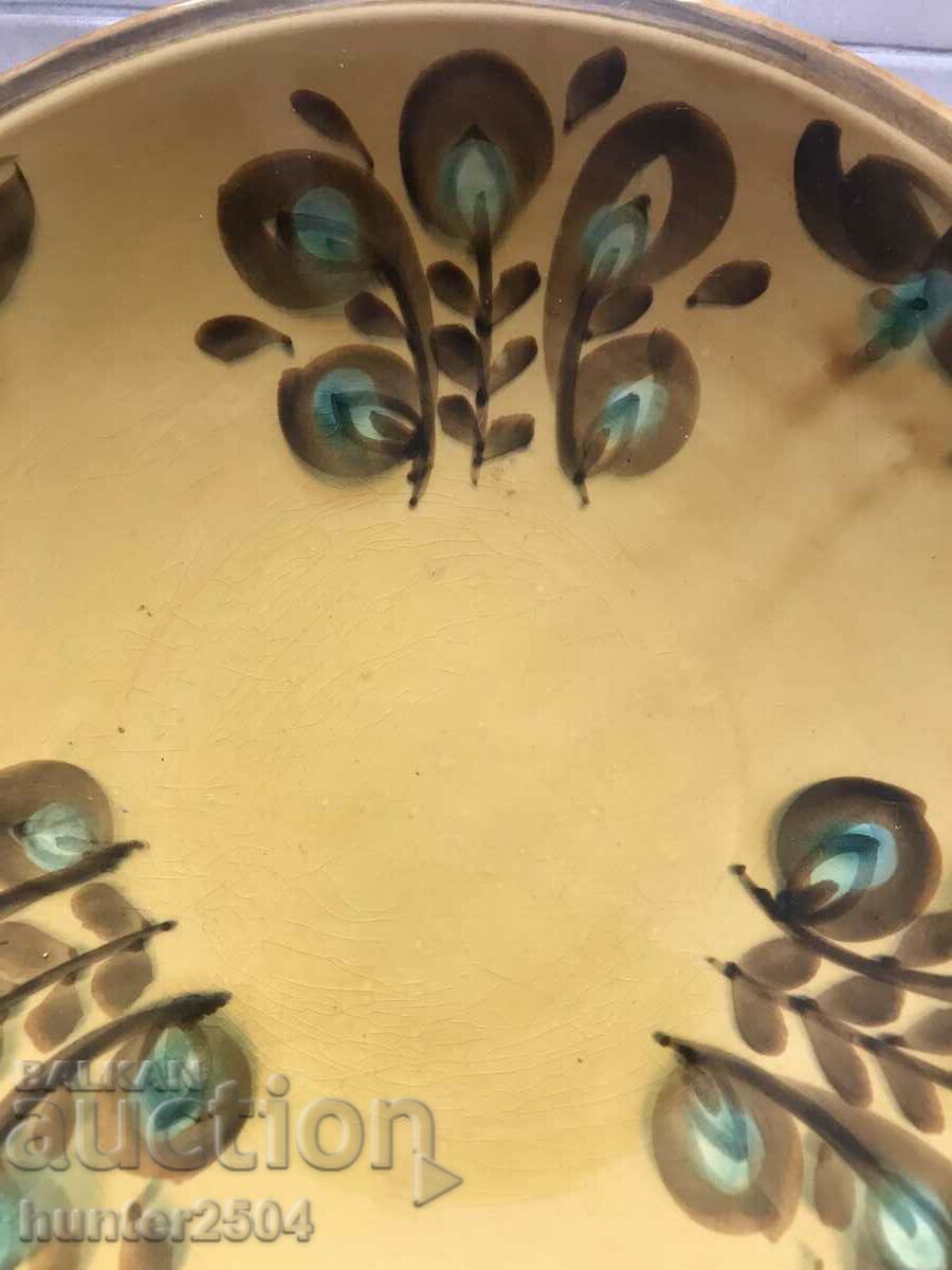 Plate, hand painted, diameter 25.5 cm. with price 19.95 BGN | € 10.20 Plate, hand painted, diameter 25.5 cm. with price 19.95 BGN | € 10.20