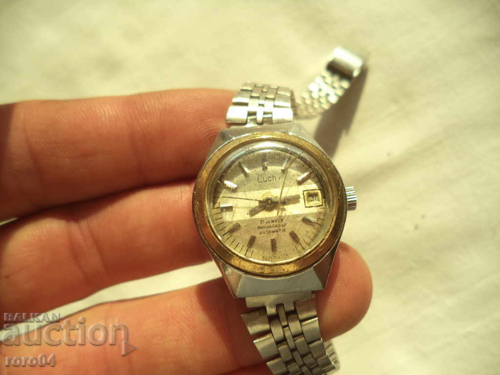 Auction  LUCH 21 JEWELS SHOCKPROOF AUTOMATIC - MADE IN USSR