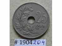 25th centimeter 1928 Belgium - legend