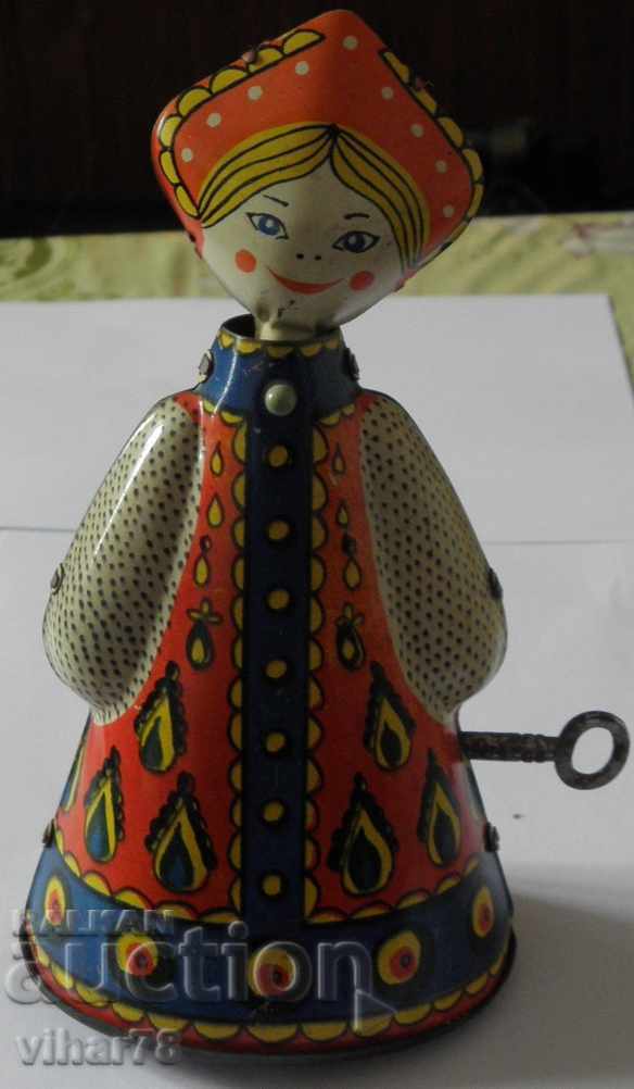 Laminated wind-up toy Matryoshka Laminated wind-up toy Matryoshka