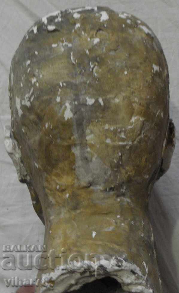 An old plaster bust of Dracula - 6