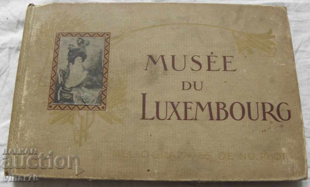 Foarte veche carte-catalog - MUSEE DU LUXEMBOURG