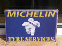 Michelin Tire Car Service plate for winter man tires
