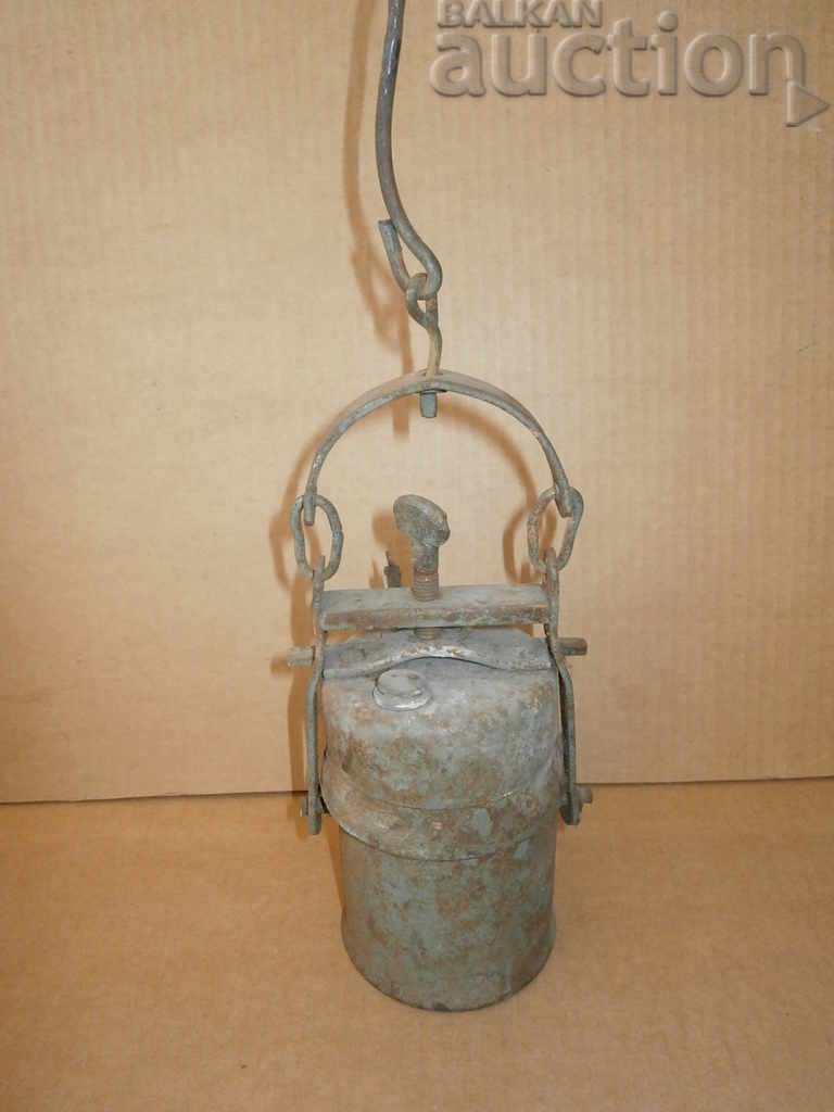 Auction Old carbide lamp Auction Old carbide lamp