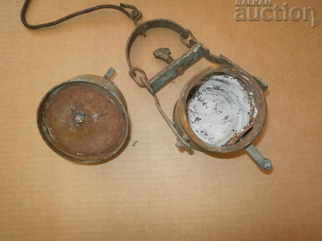 Old carbide lamp - 6 Old carbide lamp - 6