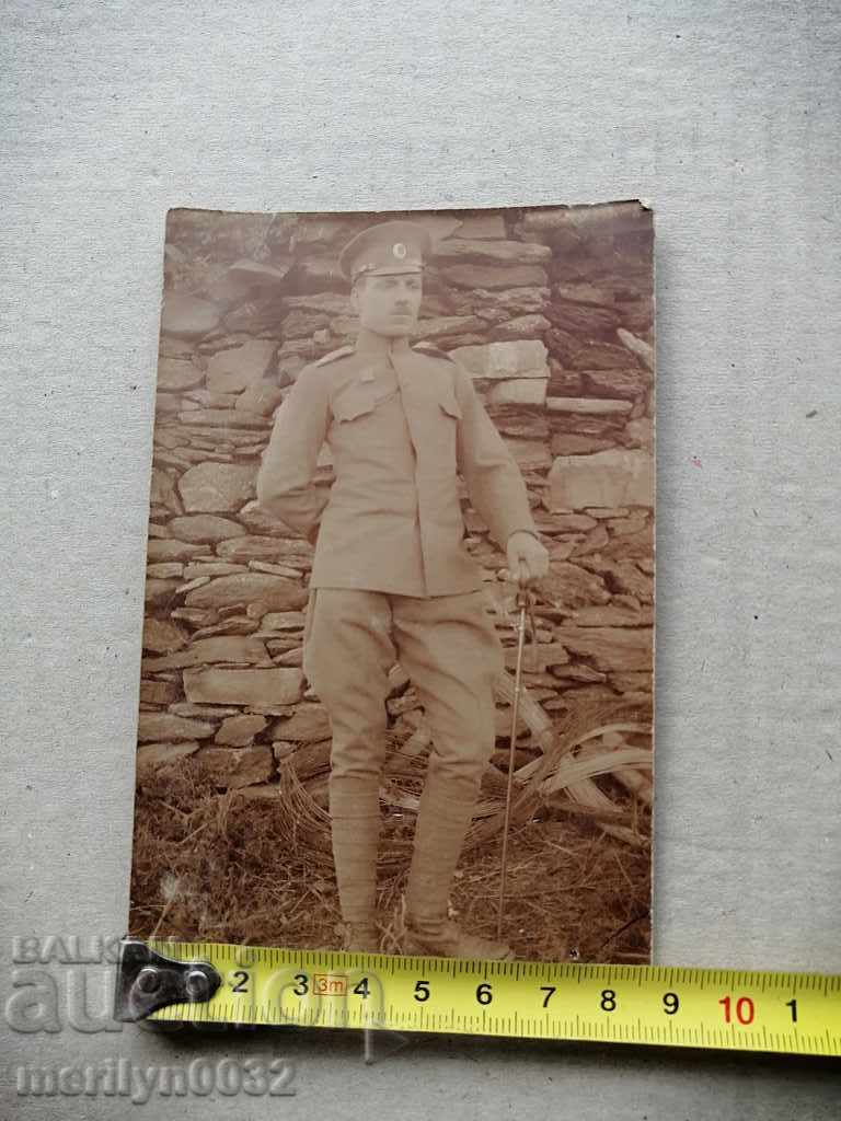 Licitație Fotografie foto militară Portret Război balcanic 1912-13