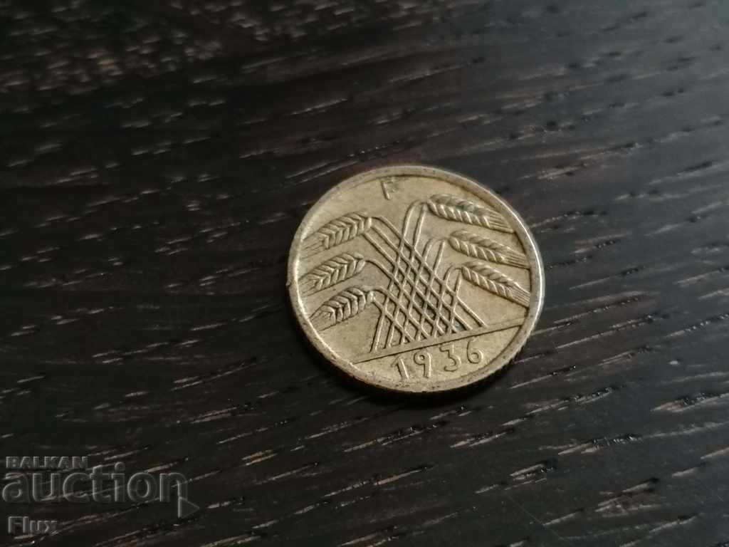 Moneda Reich - Germania - 5 pfeniga | 1936. Seria F cu preț 4.50 BGN | € 2.30