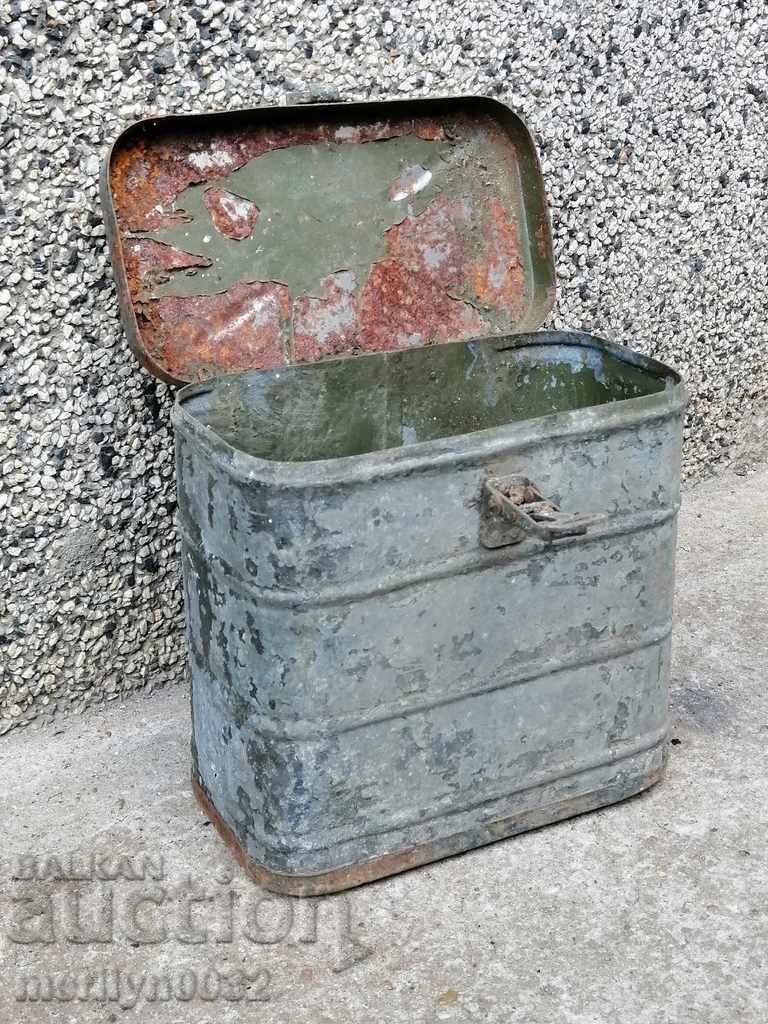 Auction  Army Metal Box World War II Box WW2