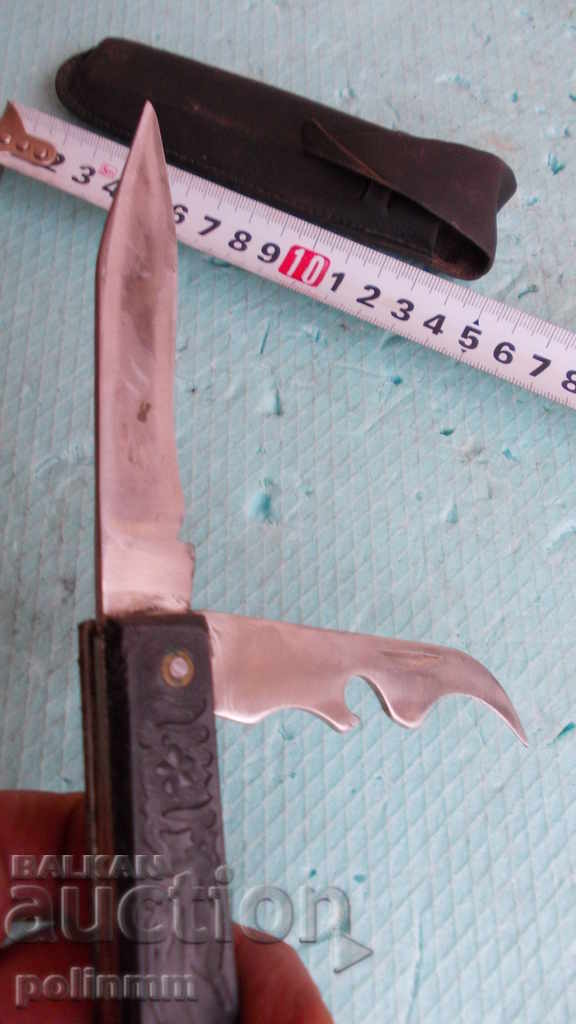 Russian folding knife with case with price 25.00 BGN | € 12.78