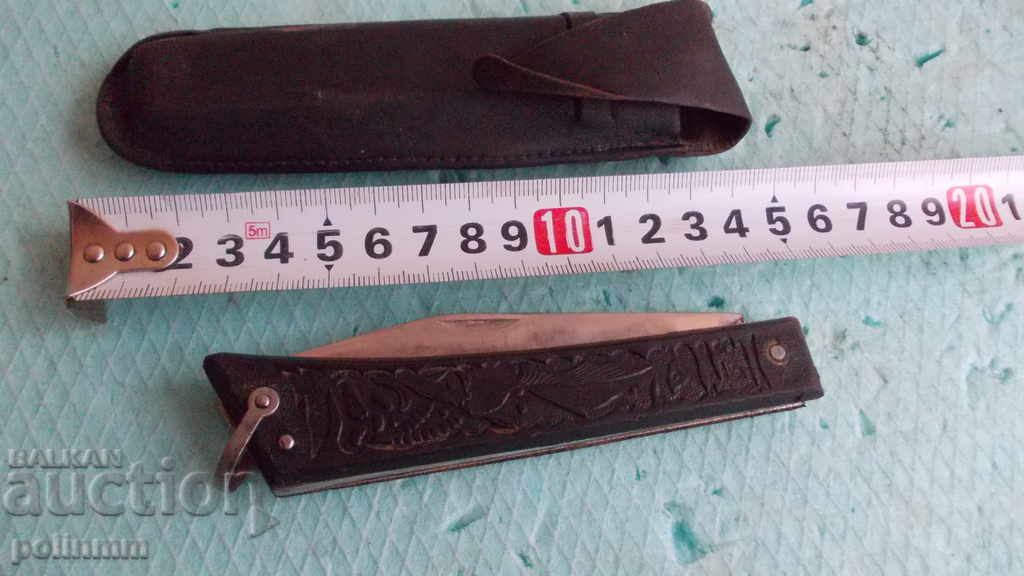 Delivery of Russian folding knife with case