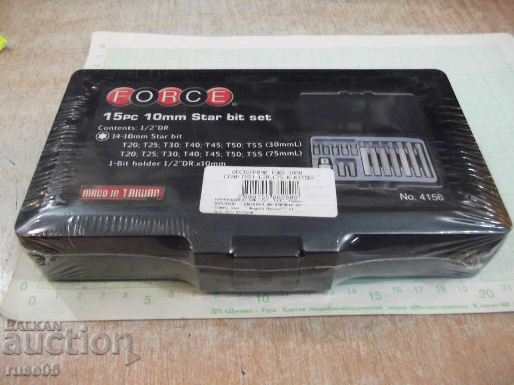 Delivery of Set of hexagons "FORCE - TORX - 10 mm"