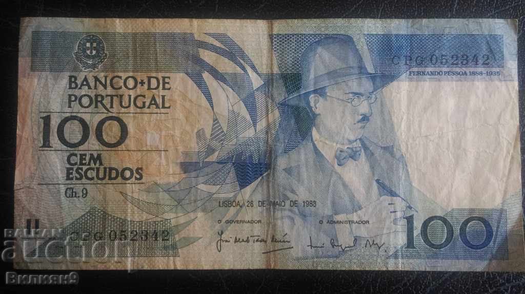 100 escudo 1988 Portugalia