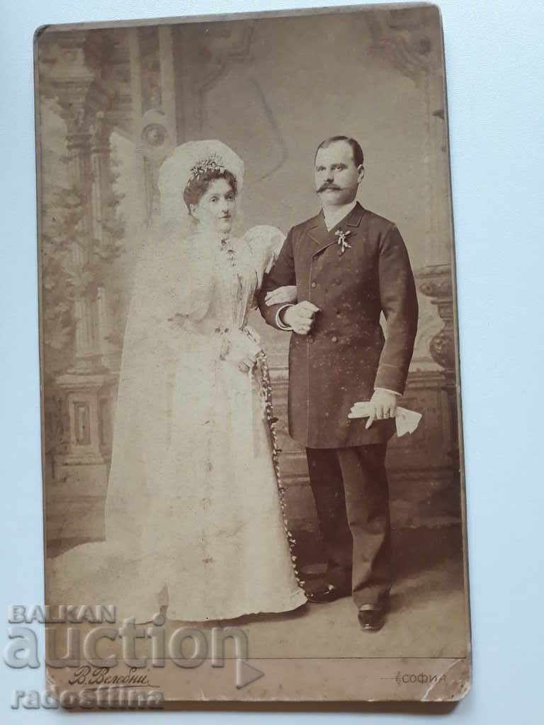 Φωτογραφικό χαρτόνι ζευγάρι γάμου V. Αιδεσιμότατος