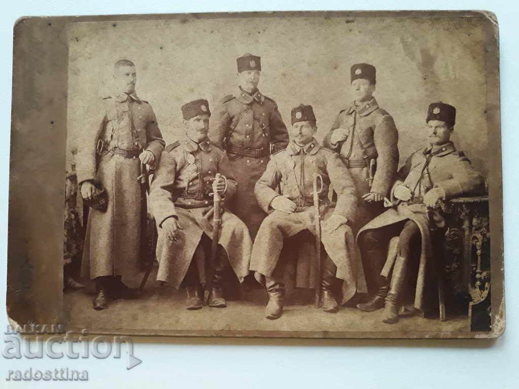 Снимка картон Княжески войници В. Велебни