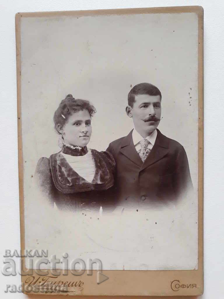 Fotografie carton I. Bureș Sofia