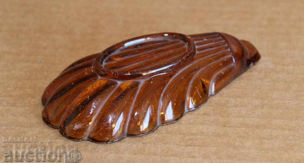 .NACH. PLACĂ DE JAM DE STICLĂ CHORBADJICA din secolul XX - 5 .NACH. PLACĂ DE JAM DE STICLĂ CHORBADJICA din secolul XX - 5