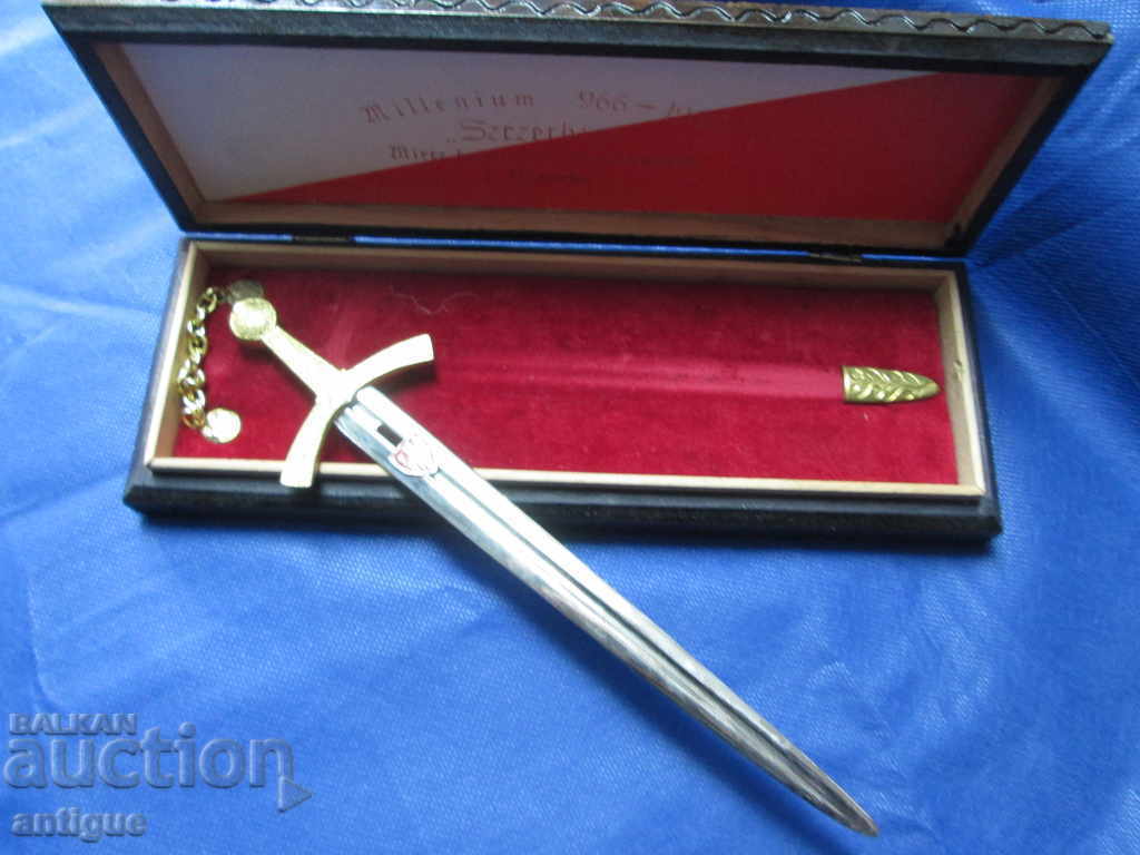 Delivery of OLD COLLECTION POLISH SWORD LETTER KIT IN A BOX Delivery of OLD COLLECTION POLISH SWORD LETTER KIT IN A BOX