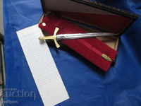 OLD COLLECTION POLISH SWORD LETTER KIT IN A BOX