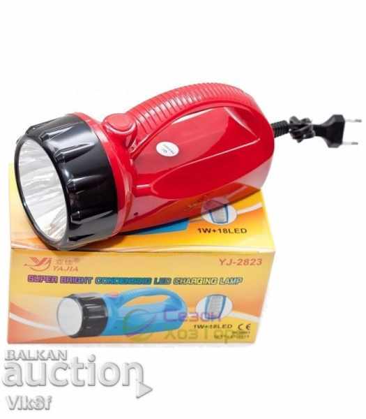 YAJIA YJ-2823 Rechargeable LED Flashlight with price 11.50 BGN | € 5.88