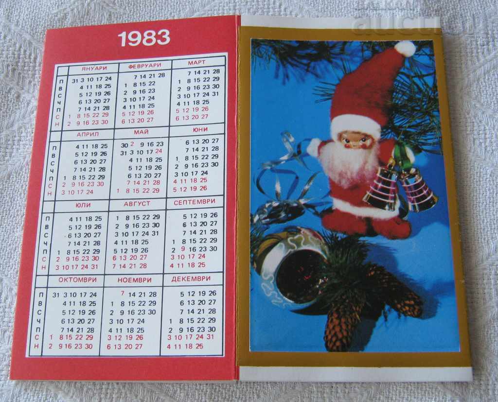 Delivery of CALENDAR-CARD NEW YEAR 1983 Delivery of CALENDAR-CARD NEW YEAR 1983