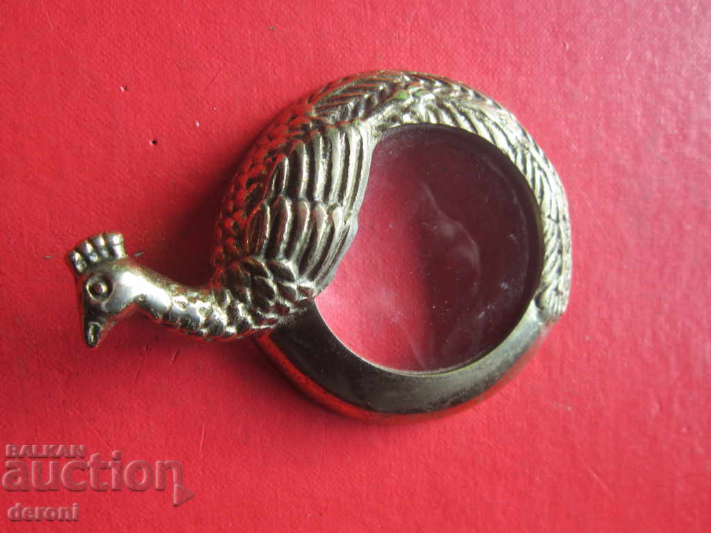 Unique antique bronze magnifier 19th century - 5