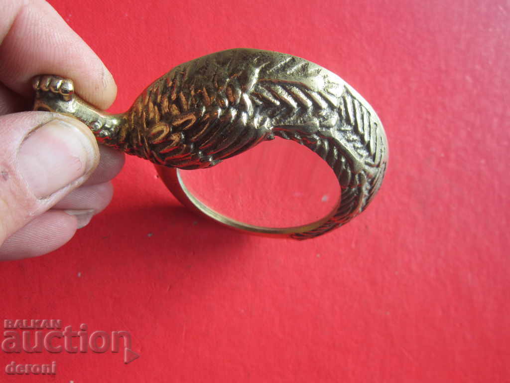 Unique antique bronze magnifier 19th century - 6