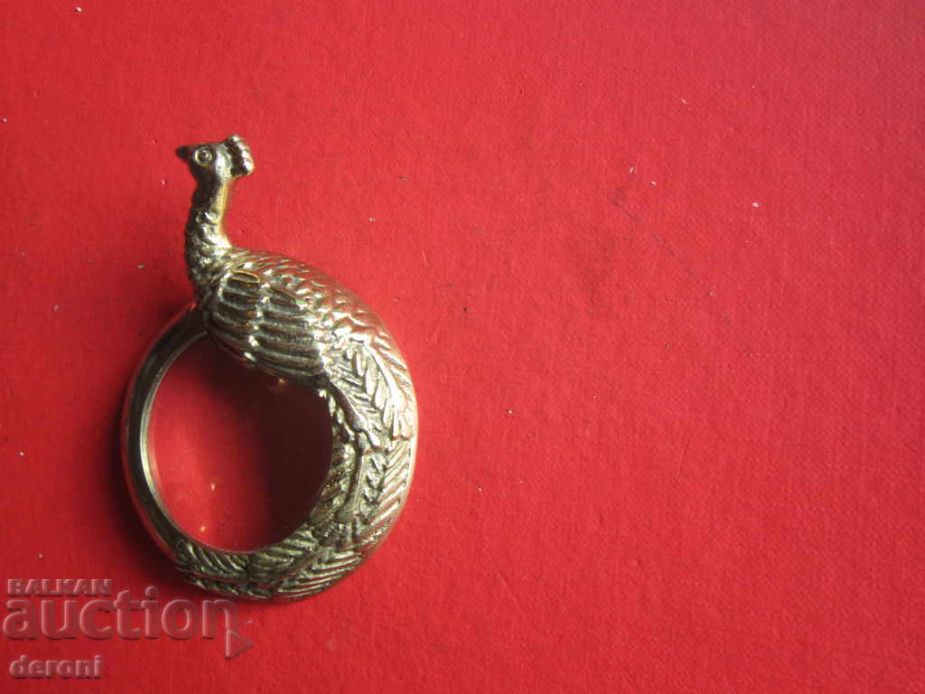 Unique antique bronze magnifier 19th century - 7