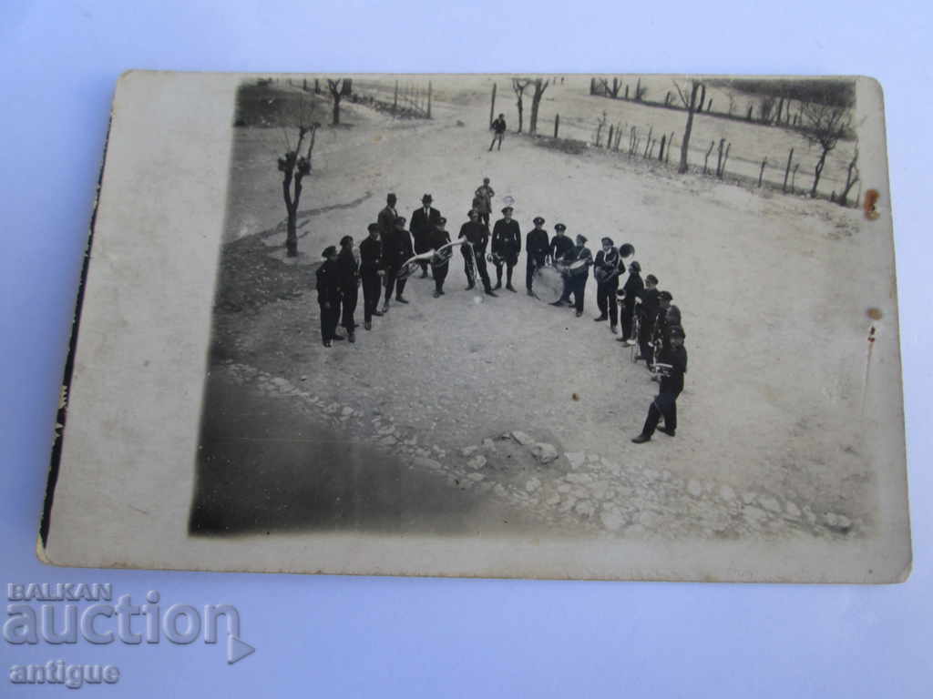 Auction  OLD PHOTO OF THE MILITARY ORCHESTRA