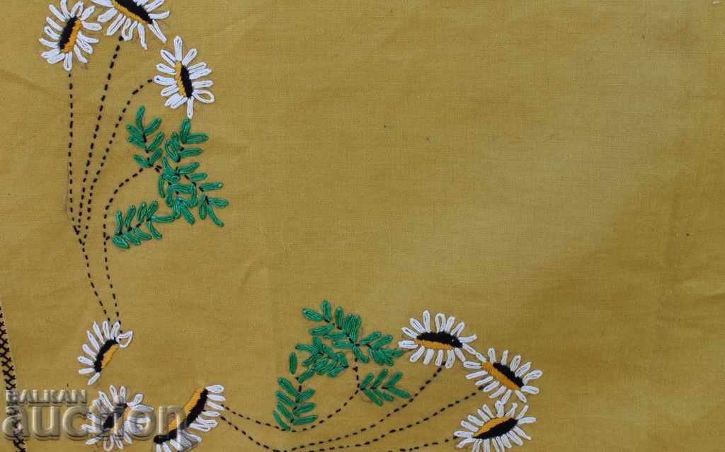 Auction . OLD CARE EMBROIDERED SEWER COVER Auction . OLD CARE EMBROIDERED SEWER COVER