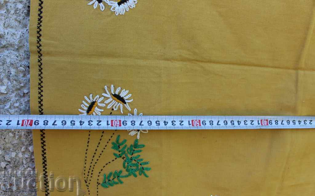 . OLD CARE EMBROIDERED SEWER COVER - 5 . OLD CARE EMBROIDERED SEWER COVER - 5