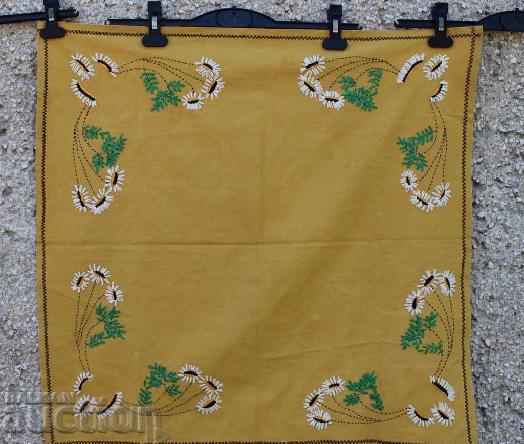 . OLD CARE EMBROIDERED SEWER COVER - 6 . OLD CARE EMBROIDERED SEWER COVER - 6