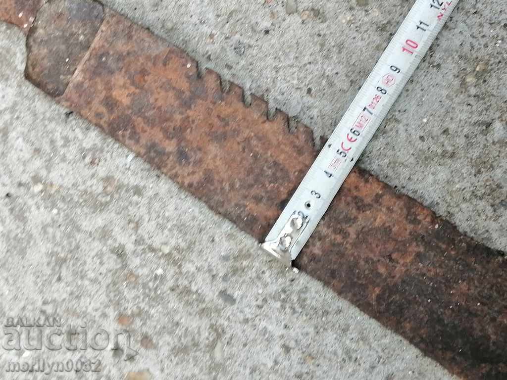 Old hand-forged shepherd's knife rioter karakulak scimitar - 5