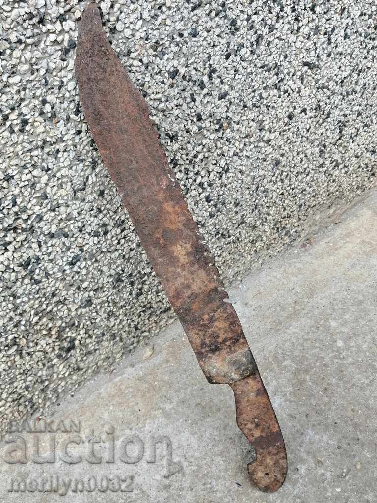 Old hand-made shepherd's knife buinovec karauklak ятоган