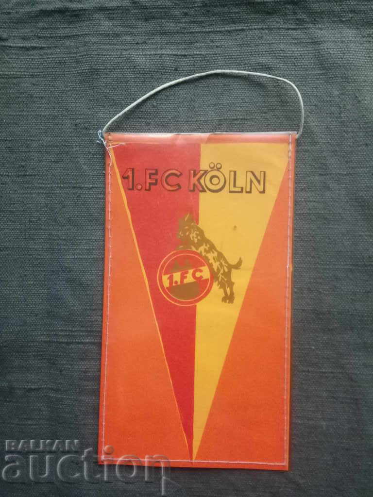 Παλιό ποδοσφαιρικό σημαιάκι Κολωνίας με τιμή 25.00 BGN | € 12.78