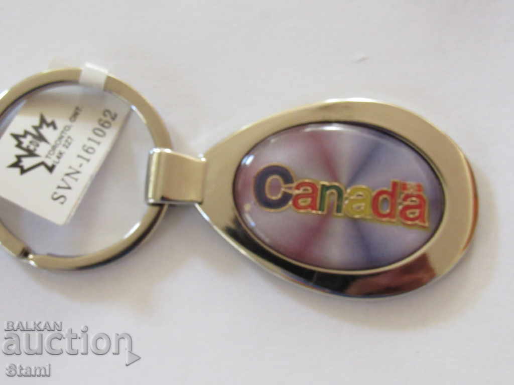 Auction Canada metal key chain-series-4 Auction Canada metal key chain-series-4